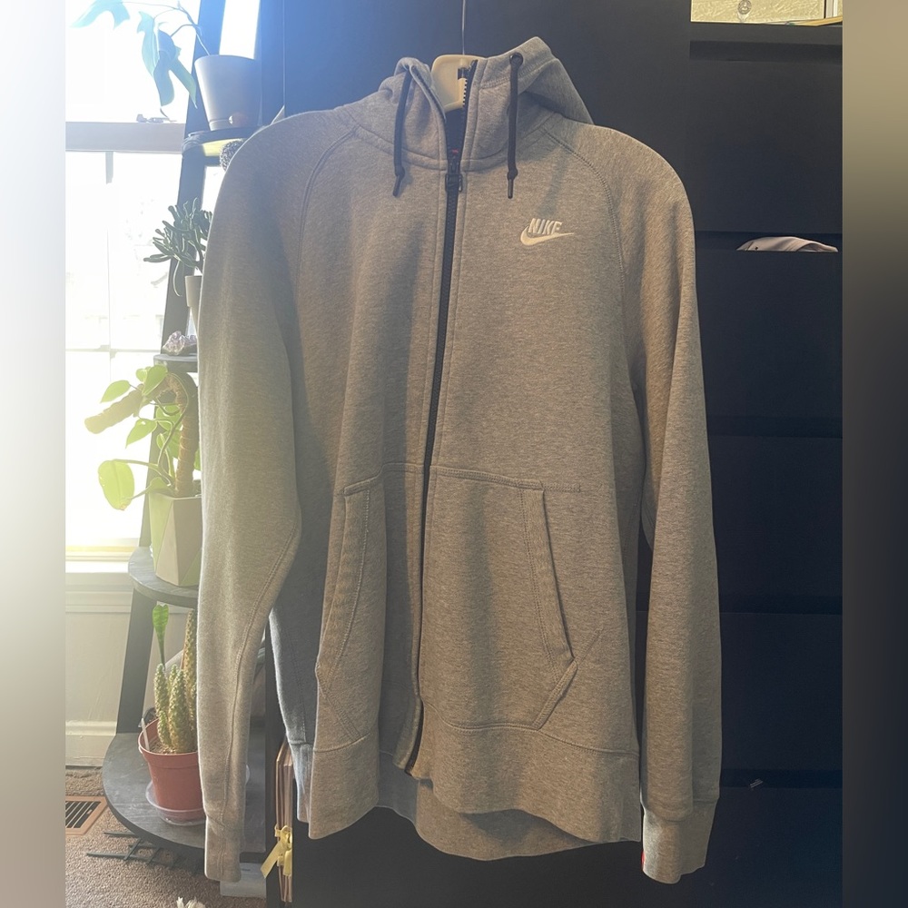 Nike Gray Zip Up - image 1